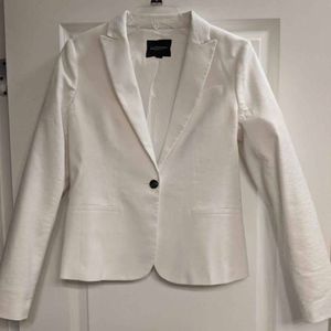 NEW! - Banana Republic White Linen Blazer, $125
